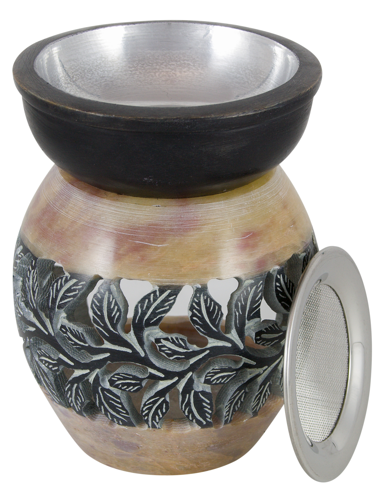 Ornament - Kombigefäß, Aromalampe und Räucherstövchen