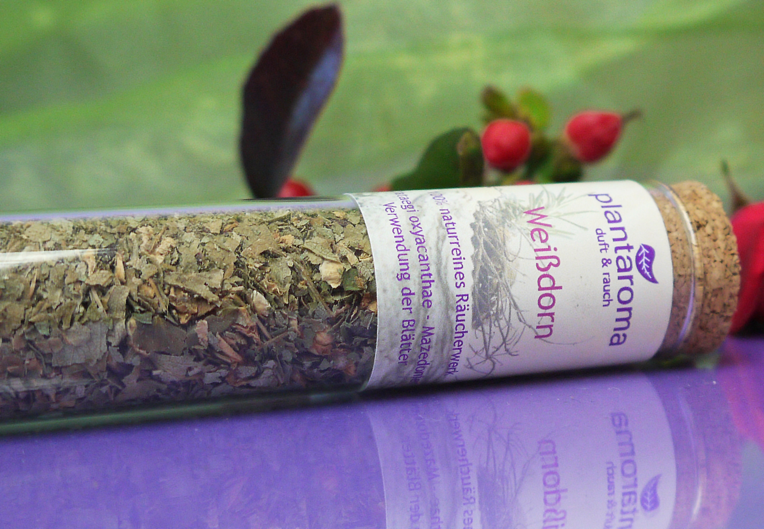 Weißdornblätter, 100 % naturreines Räucherwerk
