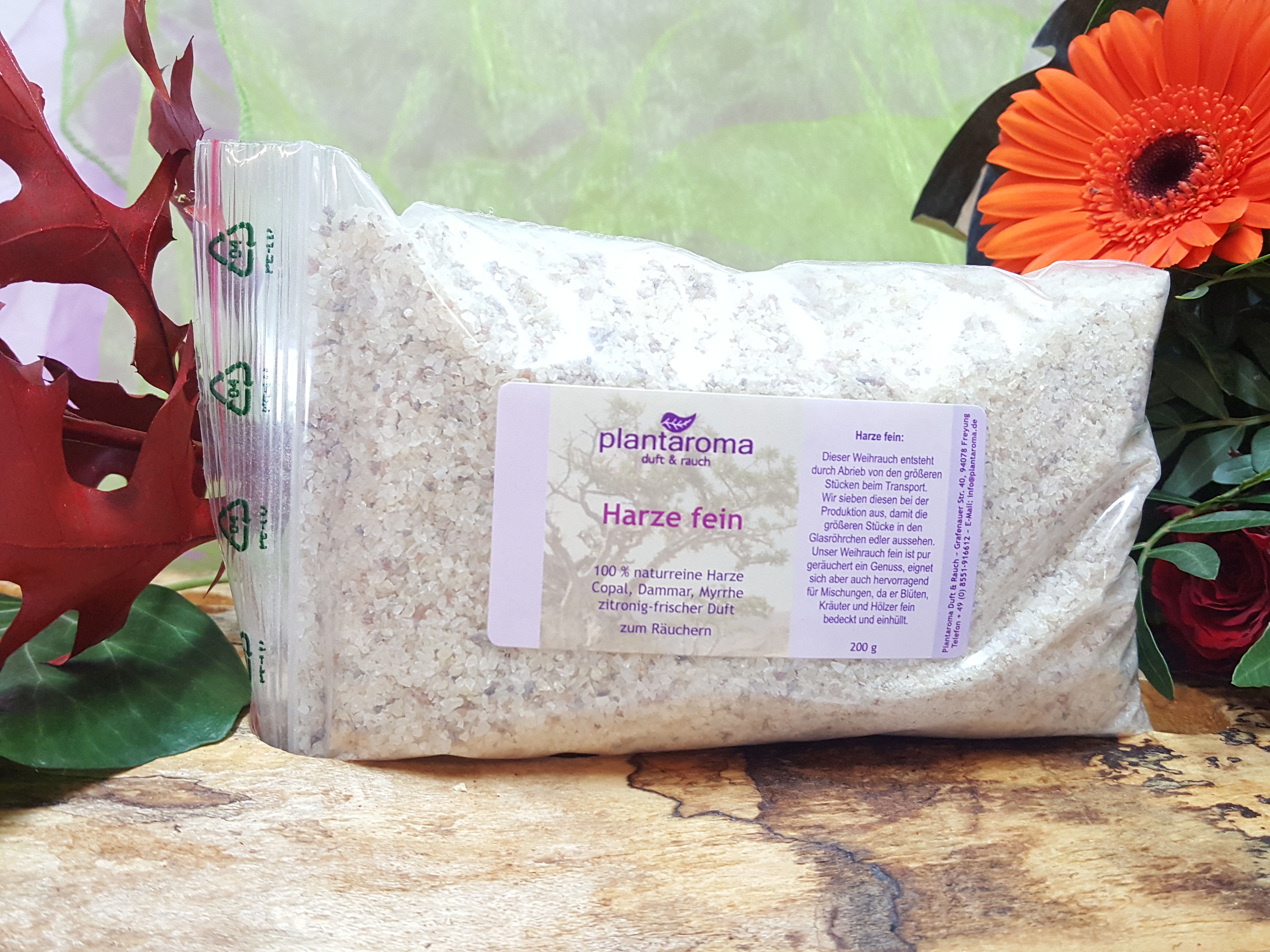 Harze fein, 100 % naturreine Harze