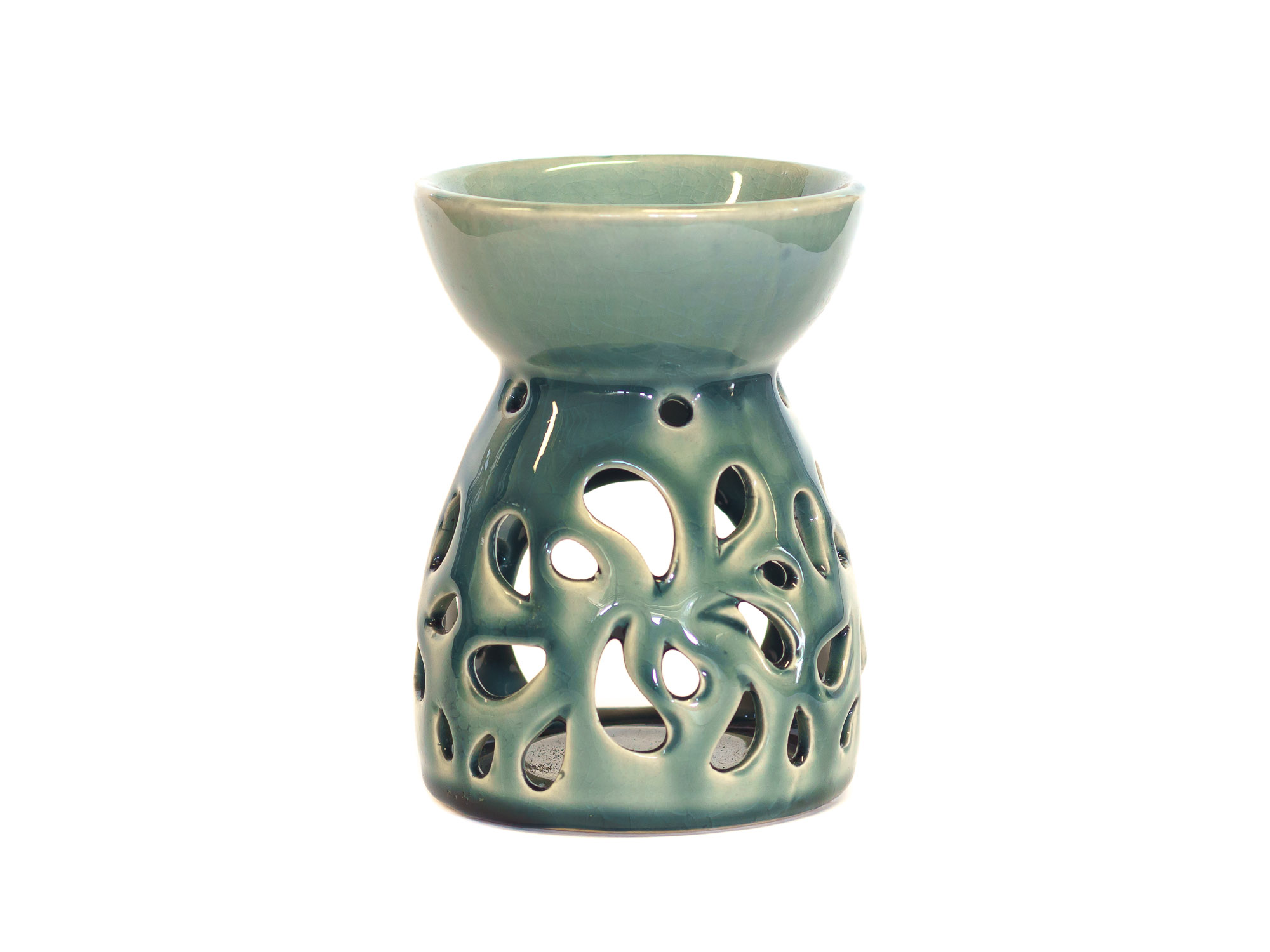 Paisley, Aromalampe - Keramik, grau