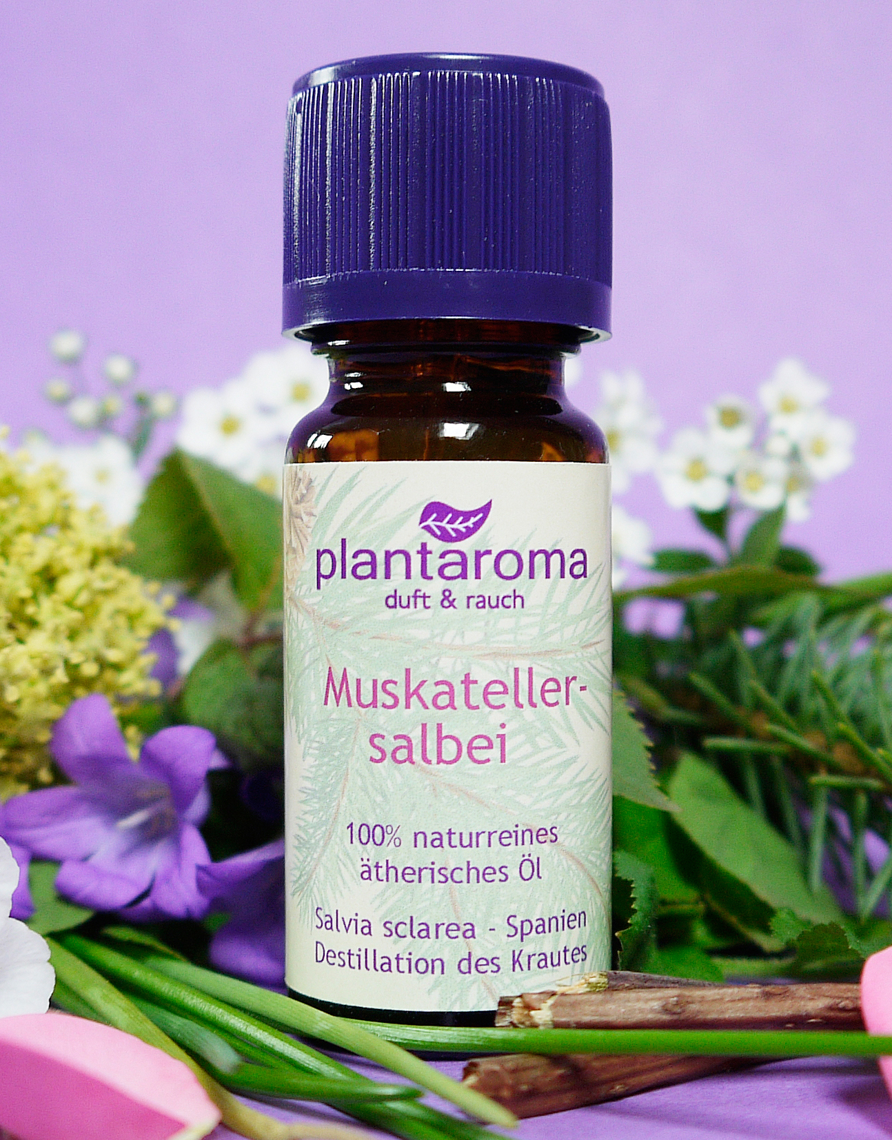 Muskatellersalbei, 100 % naturreines ätherisches Öl