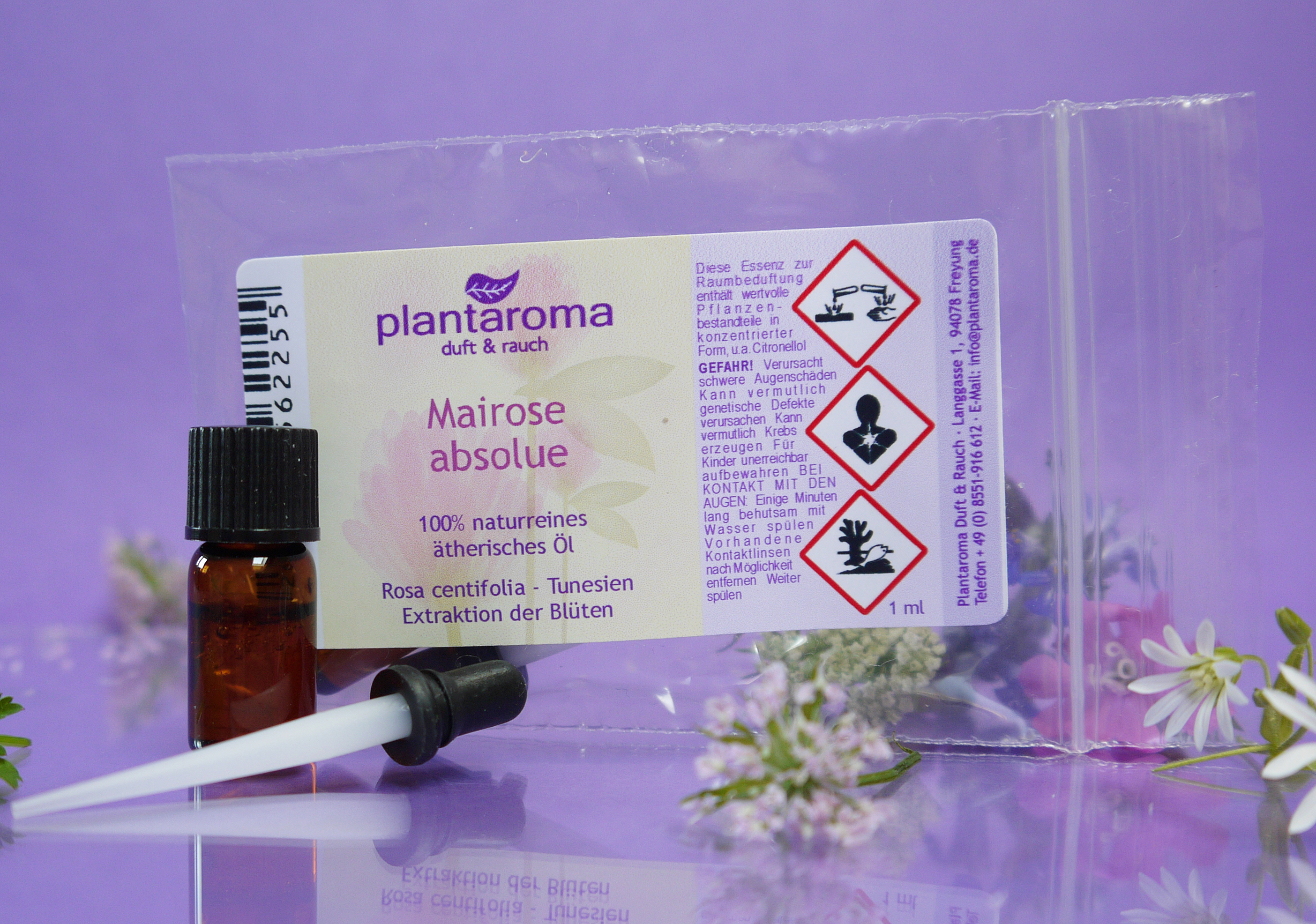 Mairose absolue, 100 % naturreines ätherisches Öl