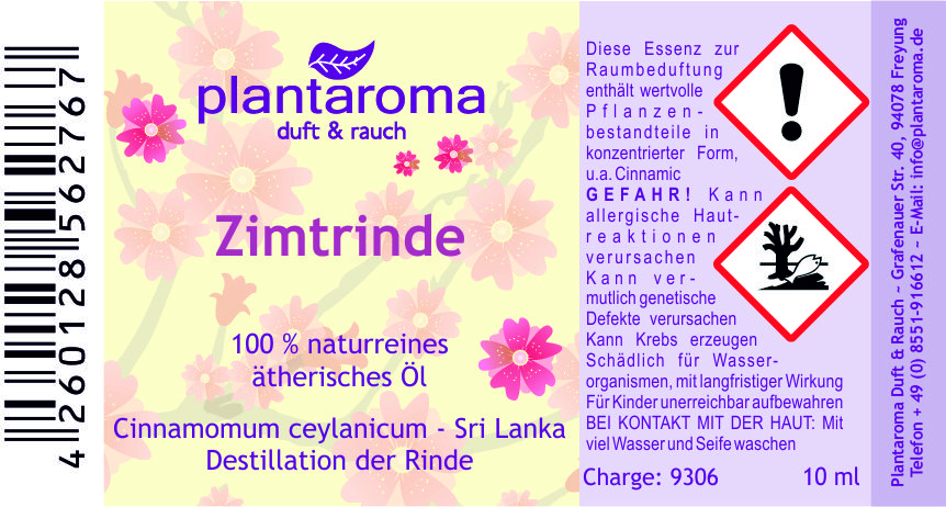 Zimtrinde, 100 % naturreines ätherisches Öl