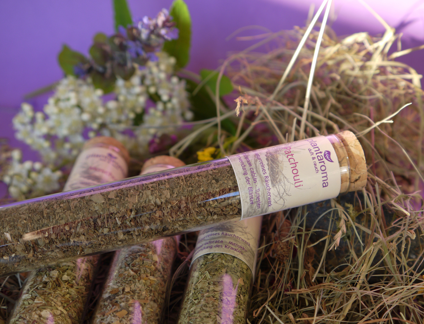Patchouliblätter, 100 % naturreines Räucherwerk