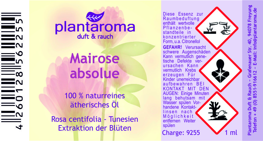 Mairose absolue, 100 % naturreines ätherisches Öl