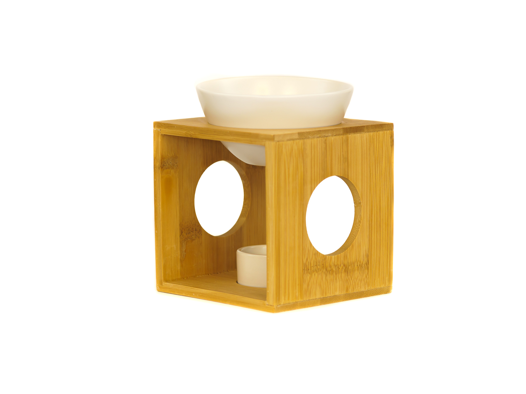 Bambus, Duftlampe Bambus-Keramik