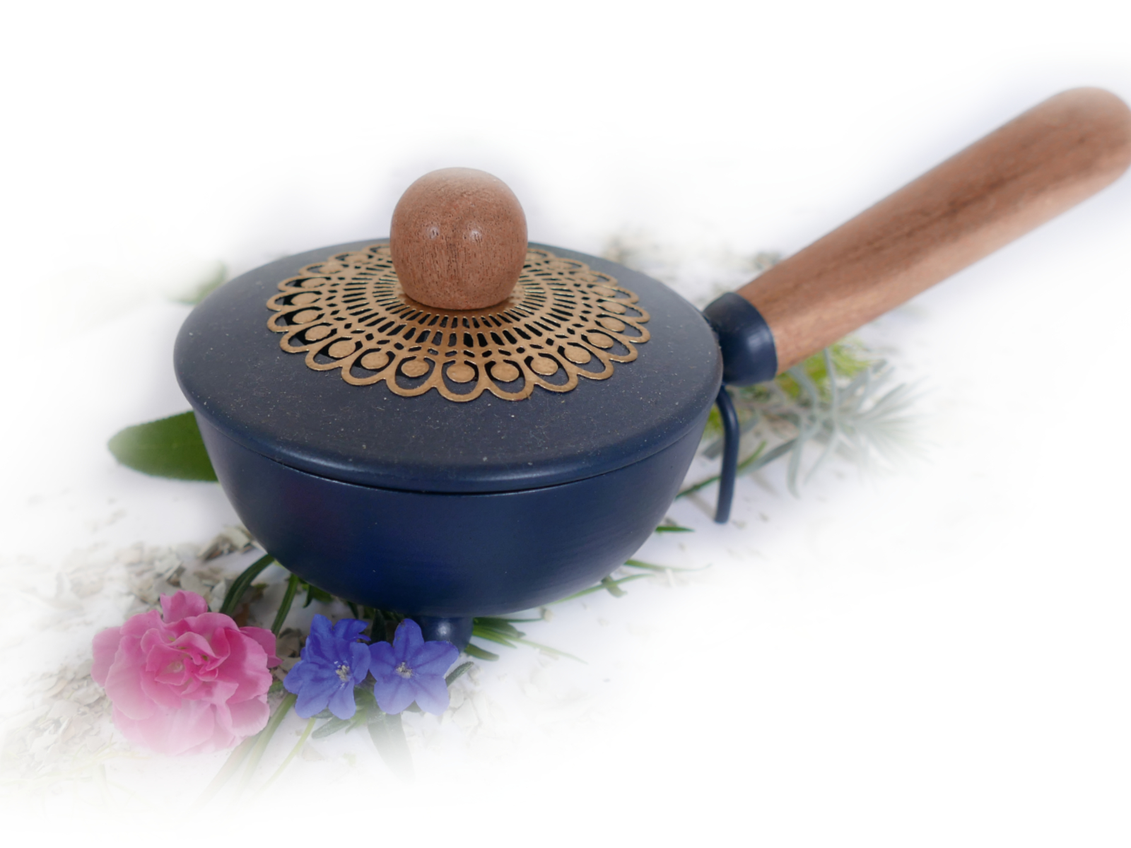 Jasmin, Räucherpfanne - Metall
