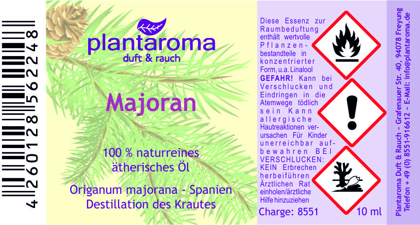 Majoran, 100 % naturreines ätherisches Öl
