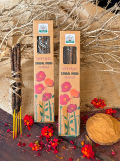 Sandelholz - Räucherstäbchen - Namaste India Natural