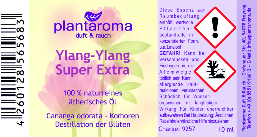Ylang-Ylang Super Extra, 100 % naturreines ätherisches Öl