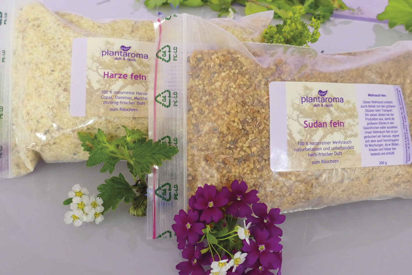 Harze fein, 100 % naturreine Harze