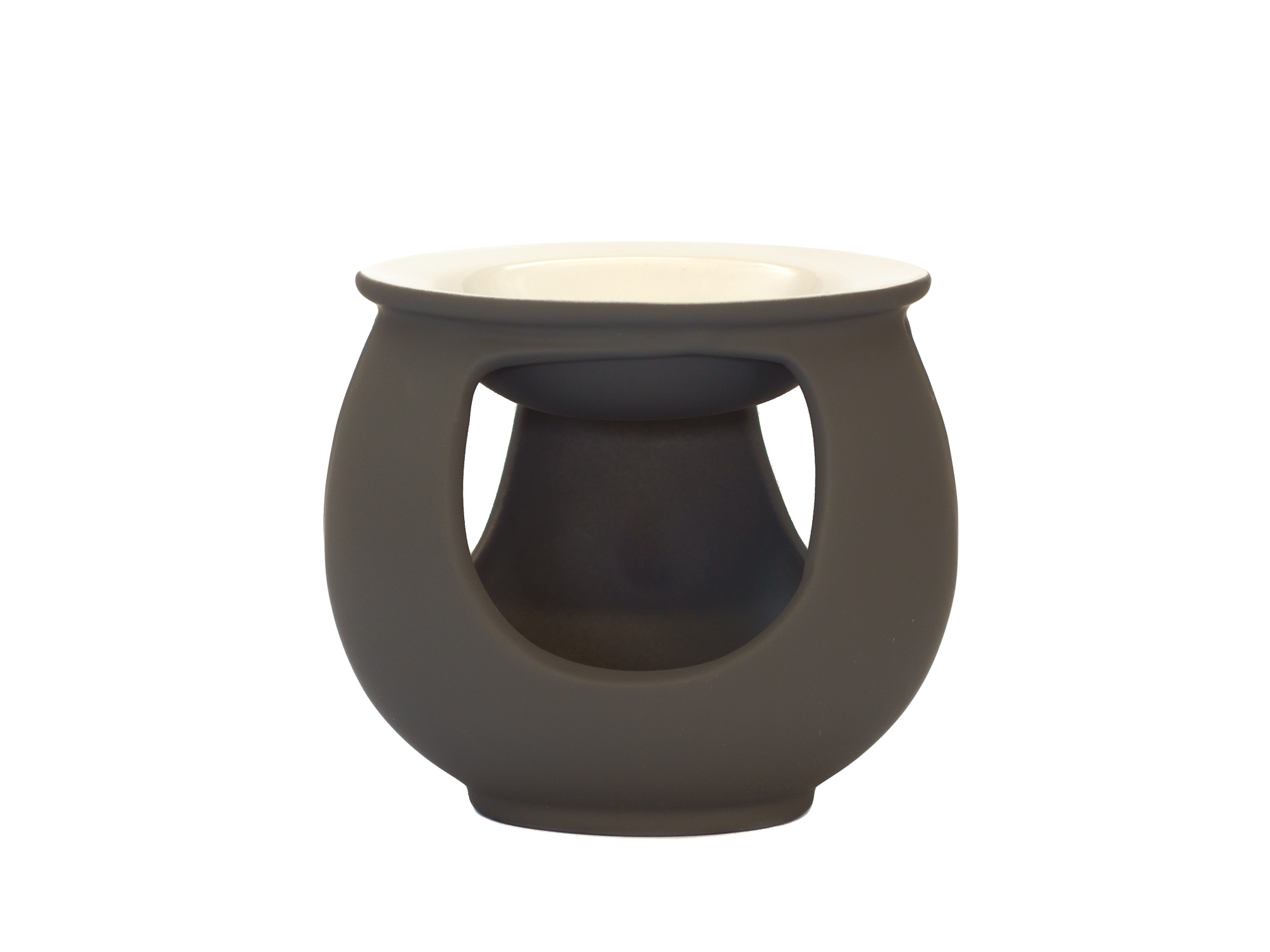Duftlampe Trio, Keramik, grau