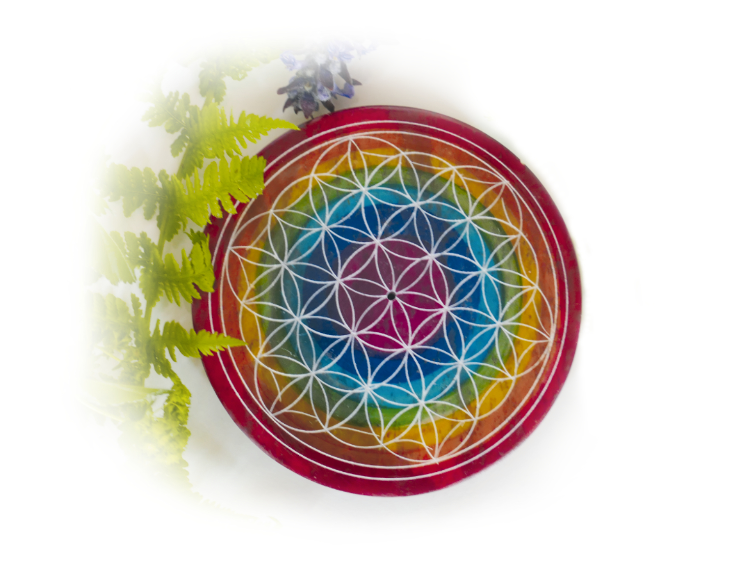 Niki, Räucherstäbchenhalter Speckstein bunt