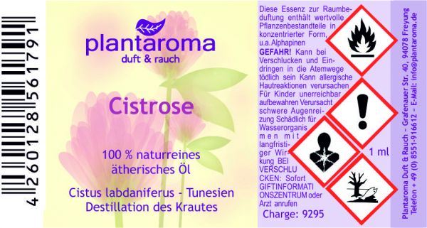 Cistose, 100 % naturreines ätherisches Öl